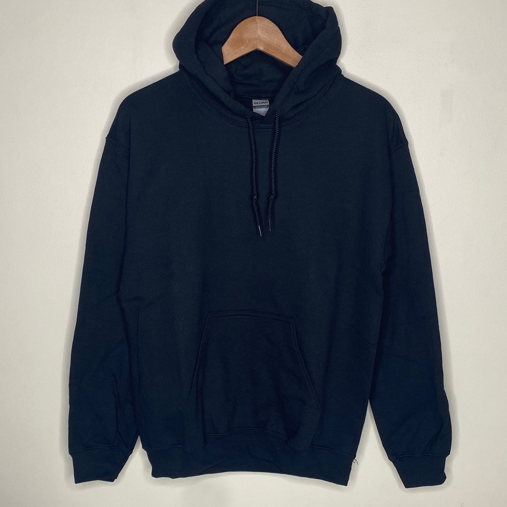 Gildan Men's Classic Black Hoodie NEW